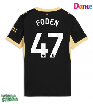 Manchester City Phil Foden #47 Replika Udebanetrøje Dame 2026-27 Kortærmet